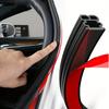 Car Rubber Seal Strips DoubleLayer Auto Weatherstrips Soundproof Rubber Car Sealing Strip Auto Noise Insulation Accessories
