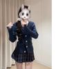 Fashion Vintage American Solid Knitted American Cardigan Harajuku All Match Punk Jumpers Y2k Aesthetic Spring Autumn Clothes