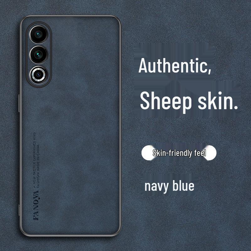 Meizu 22/Note16 Lucky08 Wildleder-Lederstruktur Matt Vollständige Abdeckung Schutzhülle