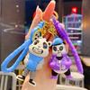 Chaoplay Creative Guochao Panda Family Three-dimensional Keychain Bag Pendant Car Keychain Gift Toy