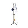 Floor-Standing Coat Rack, Vertical Clothes Hanger for Bedroom & Dorm, Iron Stand for Jackets, Bags, Hats, Storage Organizer