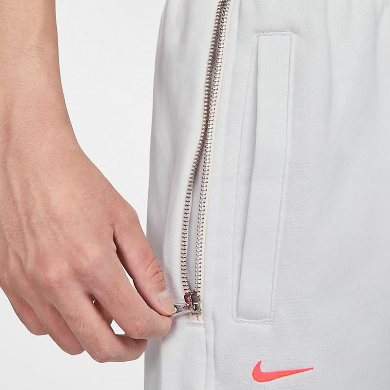 Nike Fleece Lined Breathable Lace-Up Casual Pants Men bottoms White HV1844016