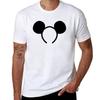 Black Classic Mouse Ears TShirt Man T Shirts for Men T Shirts for Man Pack White TShirt