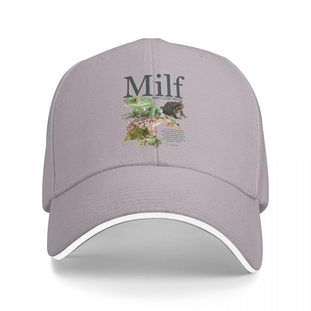 Baseball Caps Milf Unisex I Love Frogs Casquette Unisex Sport Spring Hats