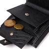 Textured Men's Wallet Made of Genuine Leather with Embossed CANPELLINI 21745 Black