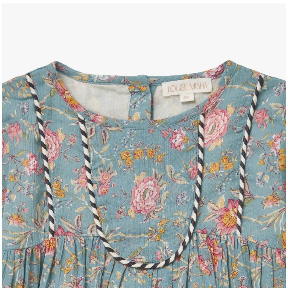 Louis Misha Gri W23 S0141  Roulotta  Rolotta Floral Kids Dress