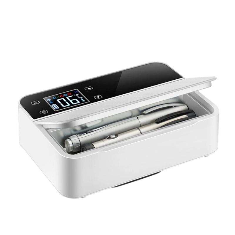 

Compact Medicine Cooling Box with Touchscreens Control Mini Medicine Refrigerator Upgrades for Medicine Storage Travel Car 1