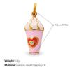 Playful Cartoon Food-Shaped Hanging Ornaments: Cherry & Potato Chip Decor