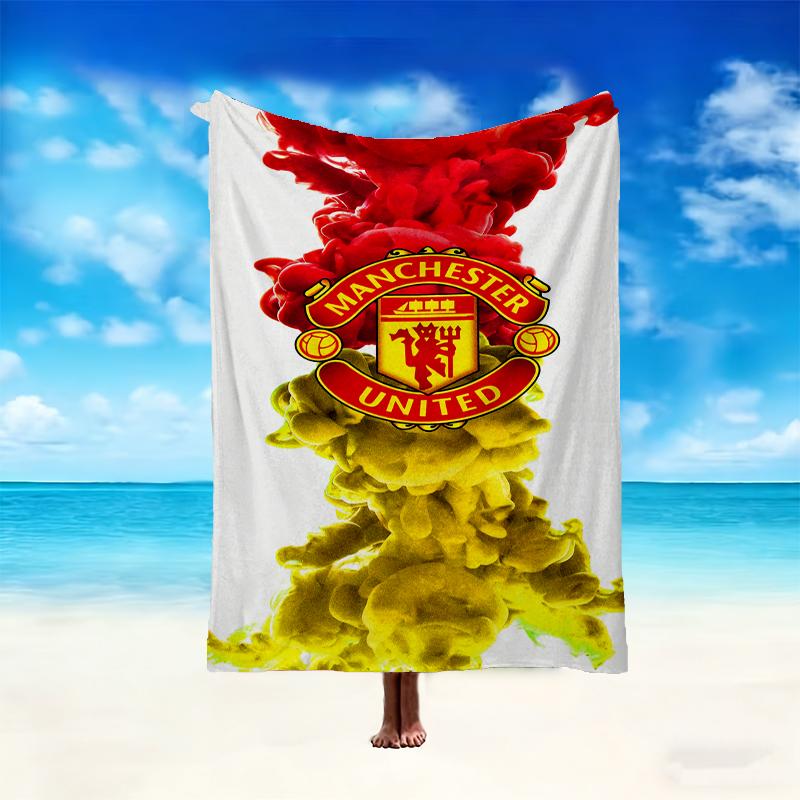 Manchester United Manchester City Blanket Lightweight Print Throw Blanket For Couch, Bed, Car, A Heartfelt Gift for Your Family and Friends