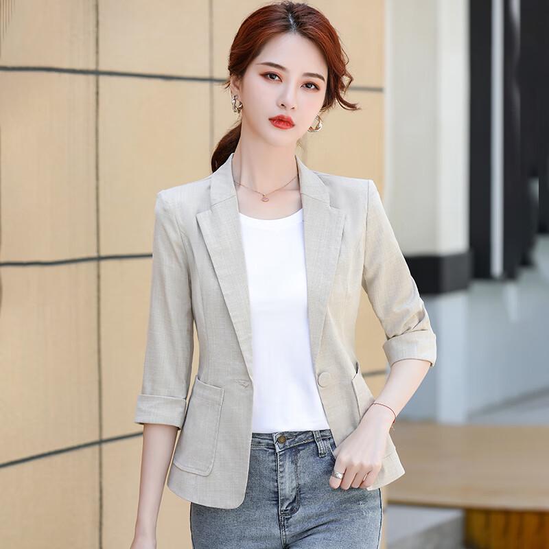 Women's Summer Lightweight Seven-Quarter Sleeve Blazer