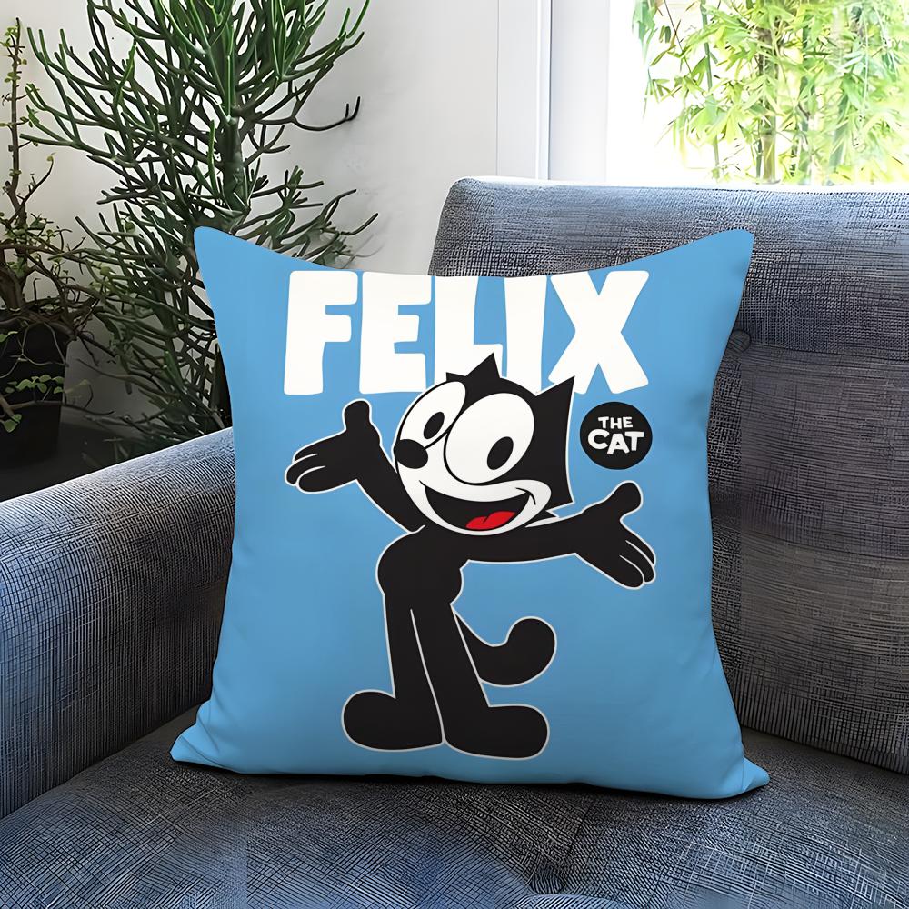 

POPULAR Felixx the Ccatt Cushion Cover Comfortable Reversible Pillow Cover Ideal for Car Sofa Bedroom & Beyond 30cmx30cm