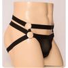 Sexy Jockstrap Tanga Herren Elastischer Doppelgürtel Unterwäsche Auslaufender Po Sissy Gay Lingerie Atmungsaktives Netzloch Unterhose