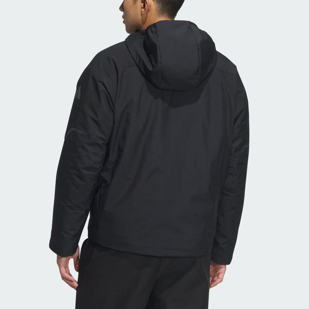 adidas Sports Training Casual Hooded Jacket Men Jackets Black JZ8413