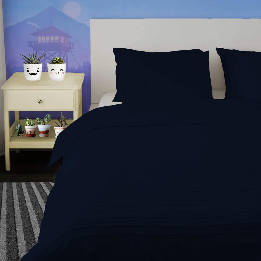 Moroccan Streak 3PC Duvet Cover Set in 100% Egyptian Cotton, 600TC - Multi Sizes & Colors