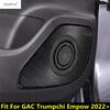 Car Side Door Stereo Speaker Audio Loudspeaker Sound Horn Frame Cover Trim For GAC Trumpchi Empow -2024 Accessories Interior