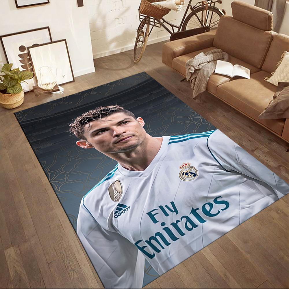 Cristiano Ronaldo 27 Floor Rug Office Rug Perfect for Dormitory Study Room Entryway Outdoor Anti-slip Rug Anime Office Decor
