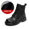 First layer cowhide Martin boots women's autumn and winter new British retro leather thick-soled commuter short boots single leather boots