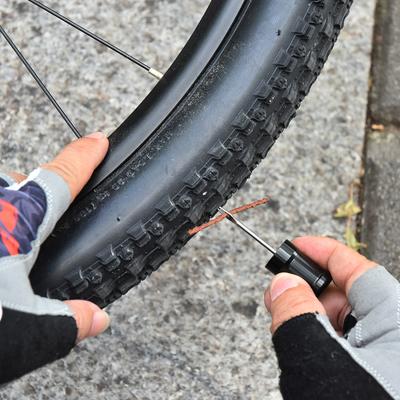 Bike Tubeless Tire Repair Kit Slug Plug Stopper Rubber Bacon Strips and Insertion Tool For Fixing Puncture Flat Road MTB Bicycle