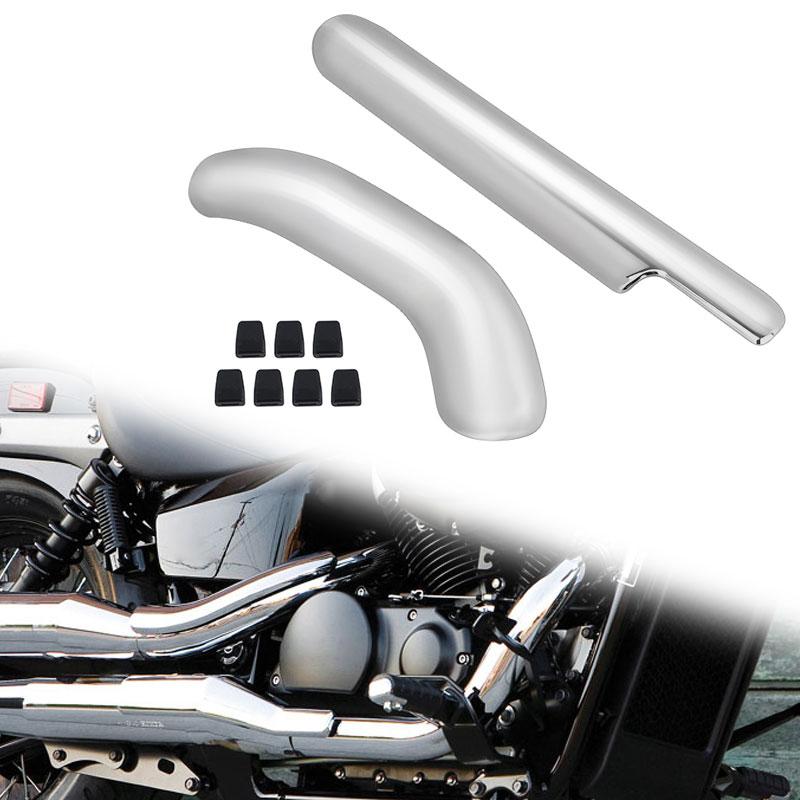 Motorrad Auspuffrohr Änderung Hitzeschild Anti-verbrühen Abdeckung Für Honda Shadow VT750 VT400 1997-2003