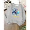 Kids Unisex Crewneck Sweatshirt, The Rainbow Fish Starfish Print Soft Fleece Pullover Suitable For Kids Over 4 Years Old