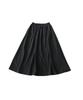 Antiqua Flare Skirt for Women Long Skirt with Elastic Onesize Black [antiqua] - Zipper, Gathered, Asymmetrical, Waist, A-line, ANS-00125, 05,