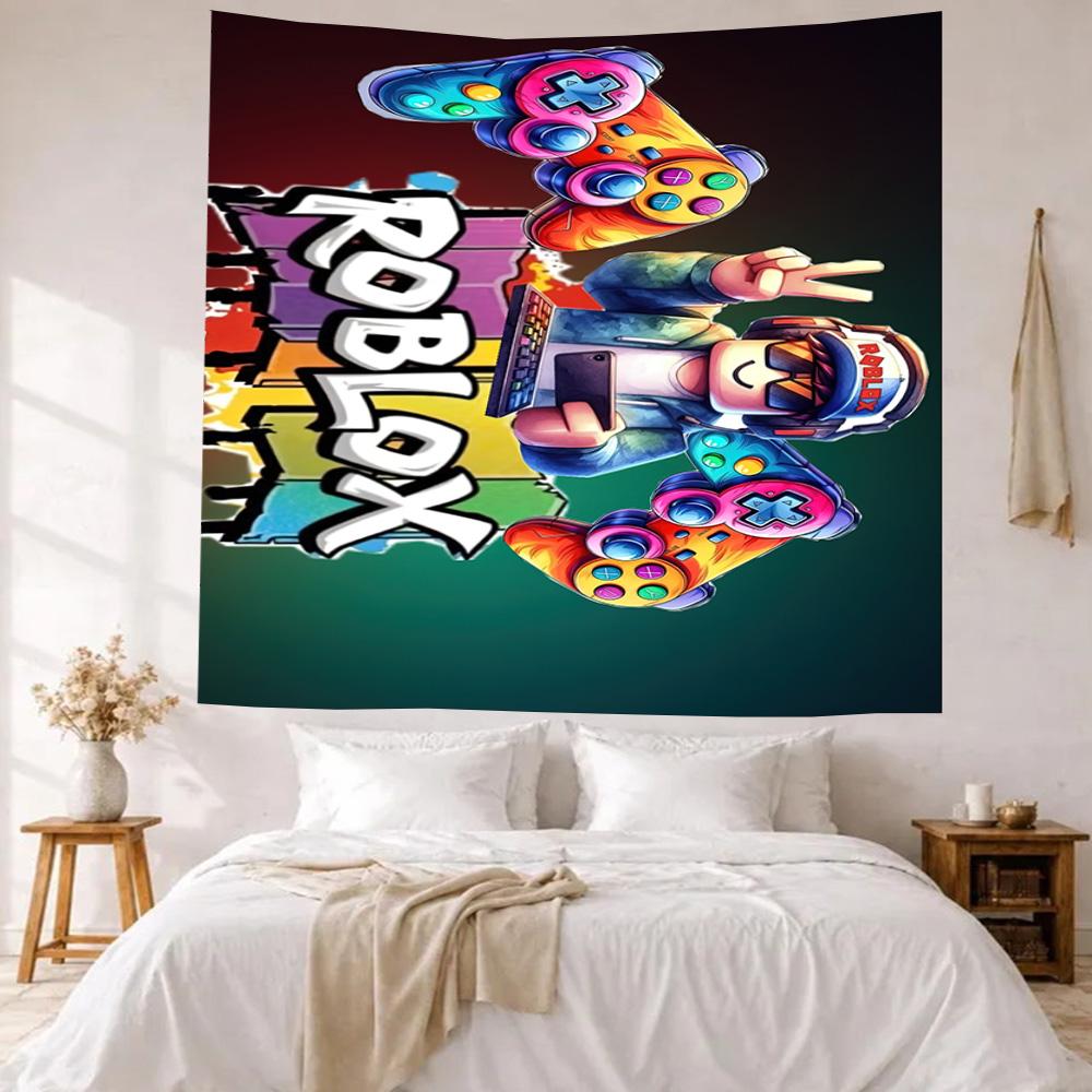 Roblox Theme Wall Decor Tapestry Art For Pet Memorial Birthdaywedding Party Backdrop Family Gift