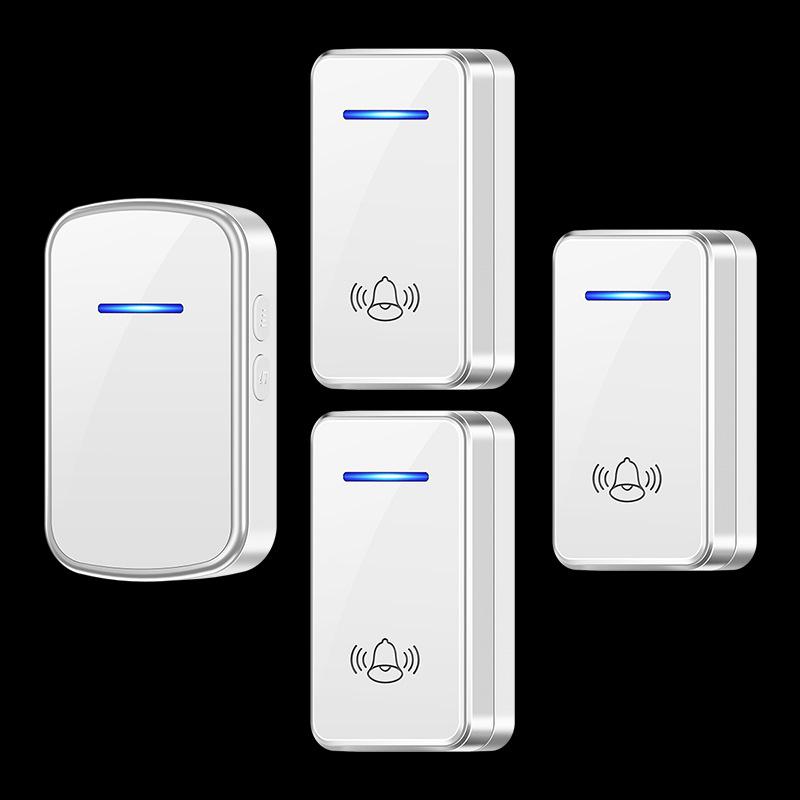 International Wireless Plug-In Doorbell with EU/US/UK/AU Compatibility