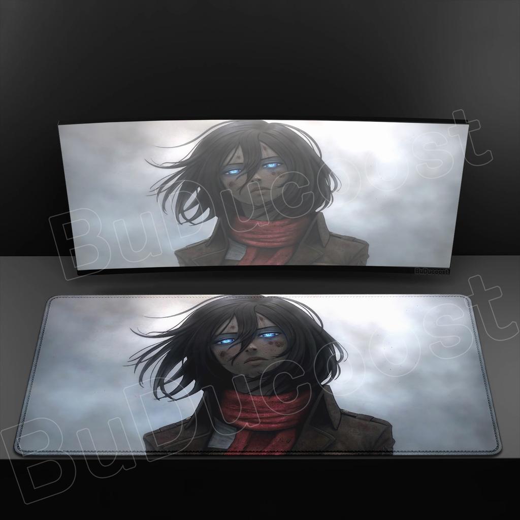 Attack On Titan Cool Anime Mouse Pad Gaming Keyboard Accessories Large Rubber Desk MatComputer Carpet Pc Gamer Non-slip Mousepad