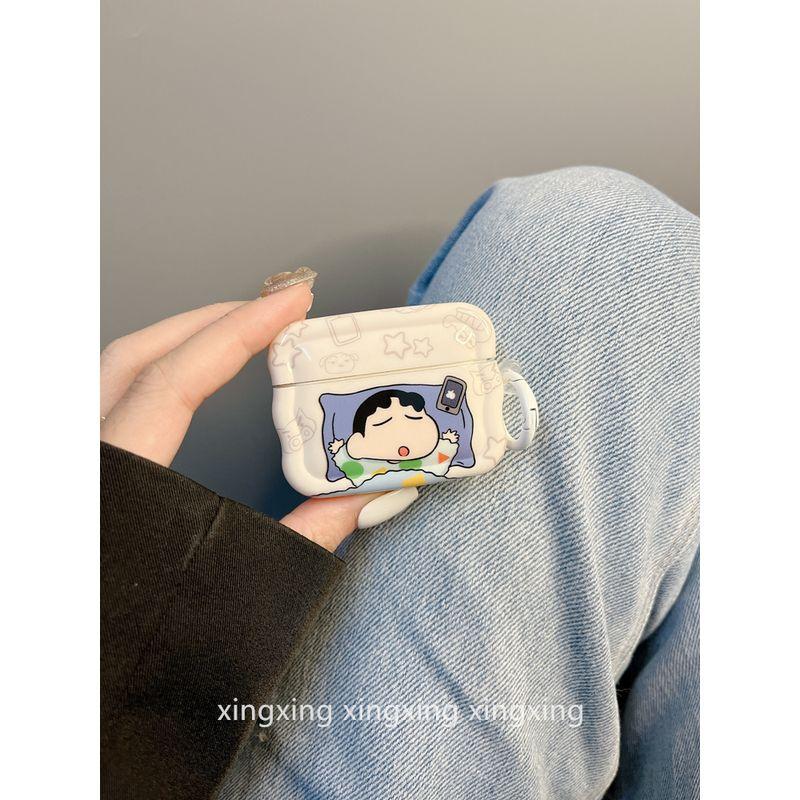 INS Cute Cartoon Sleeping Xiaoxin Applicable AirPods Pro2 Generation Protective Case Apple 3 Generation Bluetooth Wireless Earphone Case
