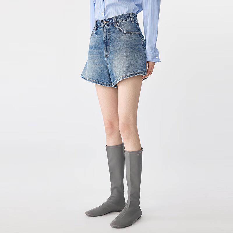 

JNBY 2025 Летние Джинсовые Шорты Свободного Кроя S