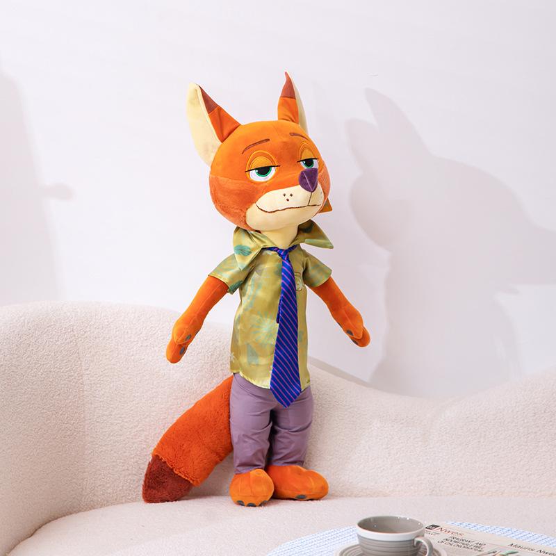 28-75cm Zootopia 2 Character Nick Wilde Judy Hopps Cartoon Adorable Plush Doll Birth Date Xmas Present designed for Children Toy