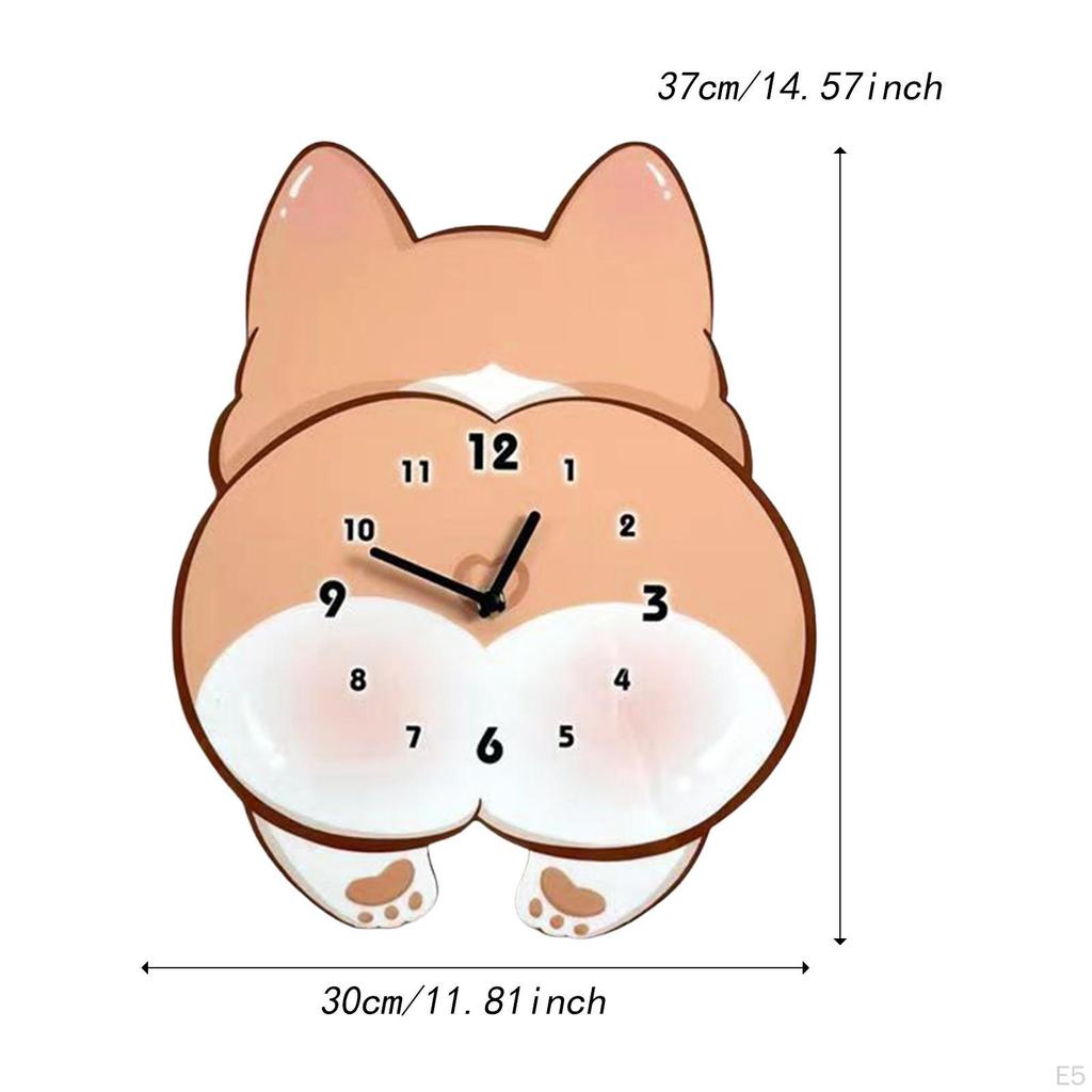 Cichy Zegar Ścienny Wiszący, Dekoracyjny Ornament do Salonu, Sypialni i Kuchni.