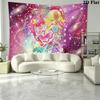 Hidden Key Precure Wall Tapestry Aesthetic Wall Hanging Printed Fabric Blanket Decorative Tapestries for Bedroom Living Room Home Decor