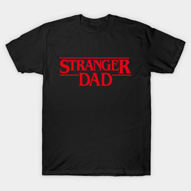 

Men Black Print T-shirt Stranger Dad No-Cut Transfer Paper Print Cotton Tshirt XL чорний