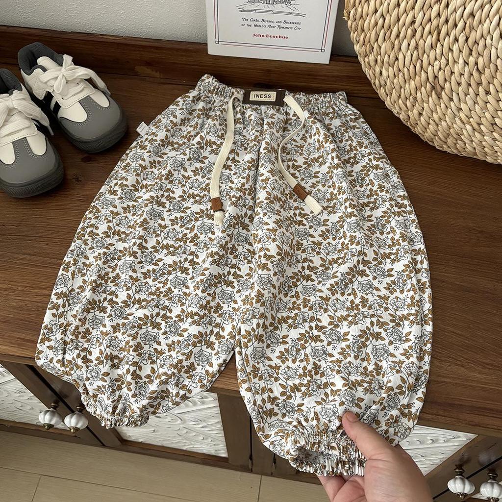 Kids' Summer Mosquito-Proof Lightweight Wide-Leg Pants for Boys and Girls