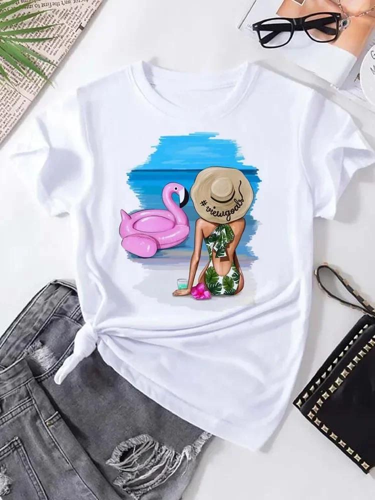 Women T-Shirt Harajuku Streetwear Short Sleeves Female Clothes Tops Tees Printed Female Tshirt Women Fashion Graphic