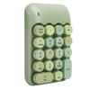 2.4G 18 Key Wireless Mechanical Numeric Keypad Notebook Desktop Computer AccessoryGreen