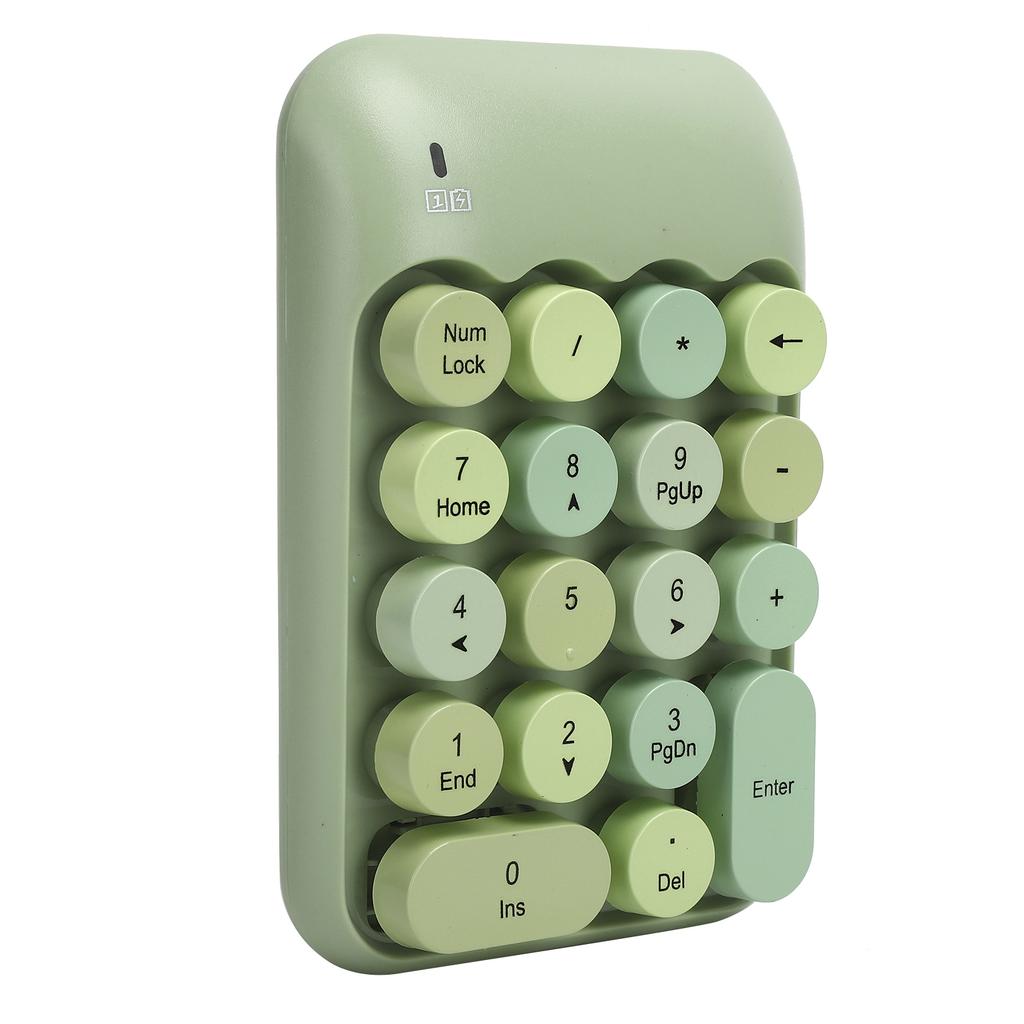 2.4G 18 Key Wireless Mechanical Numeric Keypad Notebook Desktop Computer AccessoryGreen