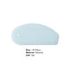 Round Edge Clear Scale Cream Scraper Silicone Ergonomic Multi-use Dough Cutter for Kitchen