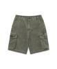 THISISNEVERTHAT Overdyed Corduroy Cargo Short Dark Olive