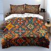 Colorful Geometric Floral Bedding Bedding Duvet Cover Set Duvet Cover Pillowcases (1 * Duvet Cover 2 * Pillowcases, without duvet insert)