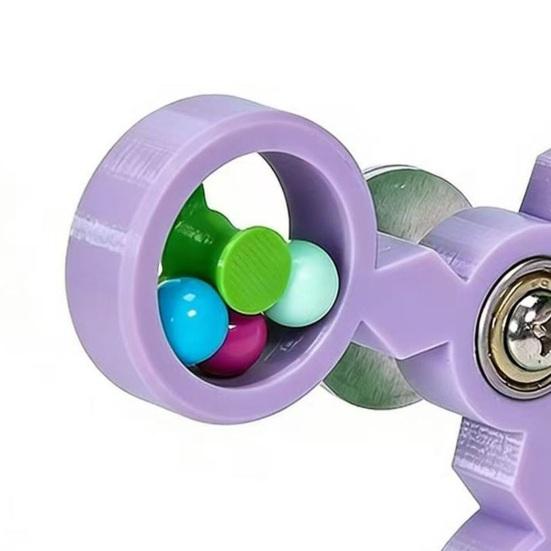 Haustier Kauspielzeug Starke Saugnapfbefestigung Vogelkäfige Buntes Ball Design 360-Grad-Drehung Stressabbau Interaktives Papageienspielzeug