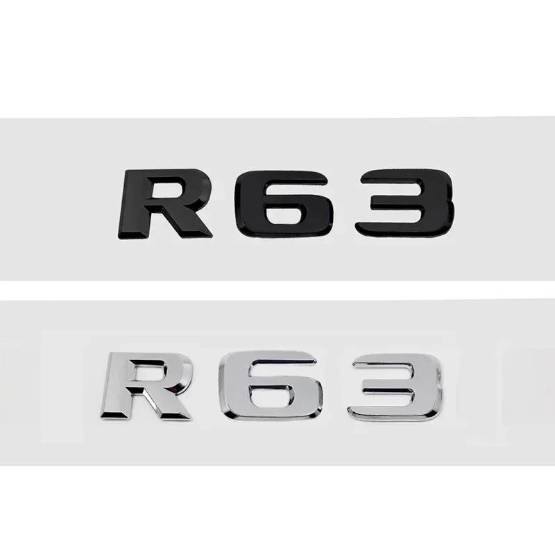 ABS Car Rear Sticker Alphabet Trunk Badge Decal Exterior for Mercedes Benz R63 R300 R320 R350 R500 R Class 3D Emblem Accessories