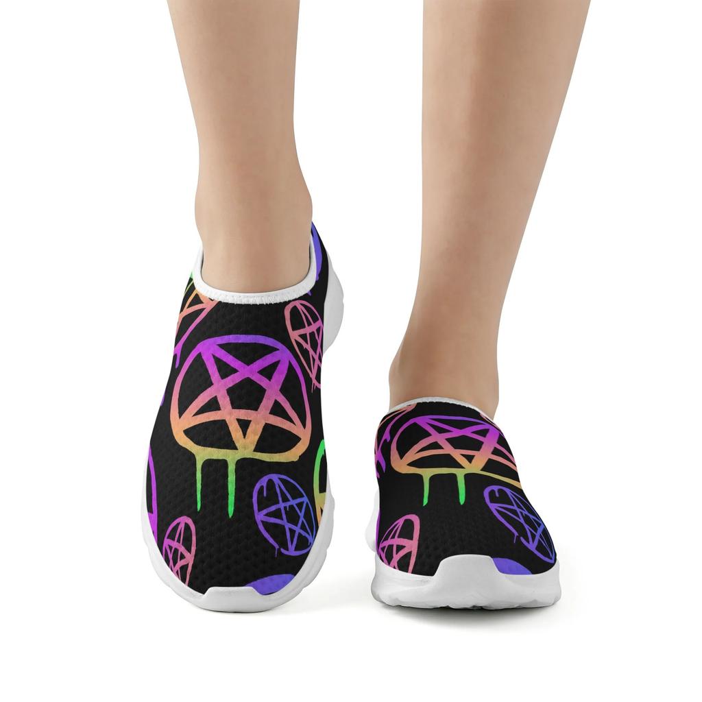Non Slip Athletic Sneakers EU 36-48, Breathable Mesh Running Shoes, Unisex Walking Sport Shoes for Men Women
