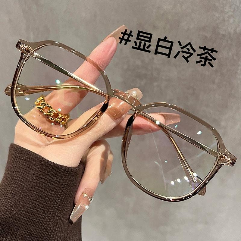 3PCS Ultra Light Myopia Glasses Men Women Minus Diopter Eyeglasses Trendy Large Size Square Frame Near Sight Eyewear Eyeglasses
