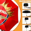 Parapluie personnalisé avec nom d'équipe de football F.C, Ouverture/Fermeture Automatique, Structure Robuste à 8 baleines, Utilisation Quotidienne, Camping, Randonnée, Cadeau d'Anniversaire