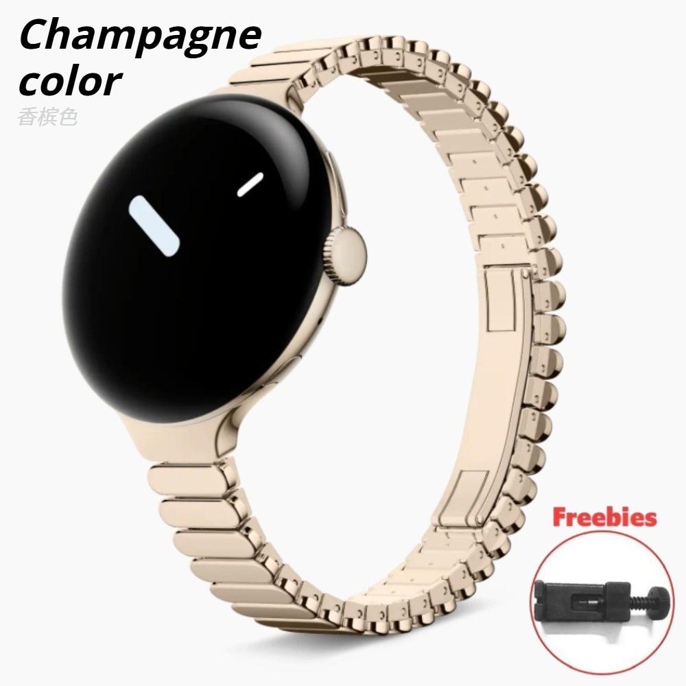 Metal Strap For Google Pixel Watch 4 41mm Stainless Steel Replaceable Wristband for Pixel Watch 3 41mm Smart Watch Bracelet Strap