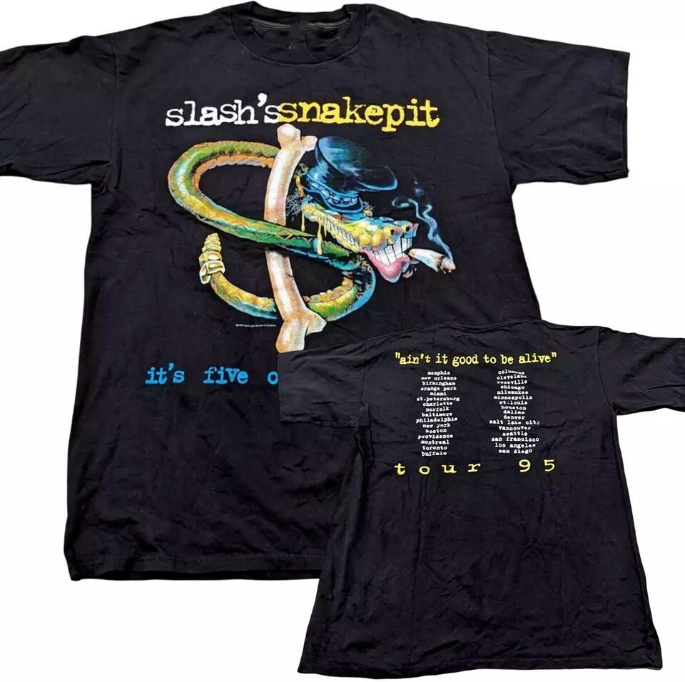

Slash’s Snakepit Band Ain039;t It Good To be Alive T Shirt Full Size S-5XL FH288 Unisex T-Shirt XXXL