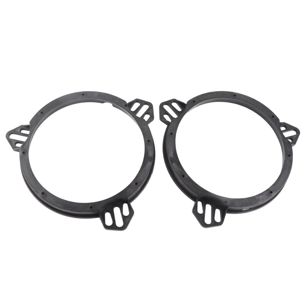 2Pcs Speaker Spacer Adapter Mount 6.5 Inch Black Door Speaker Adapter Spacer Rings Replacement for Subaru Impreza