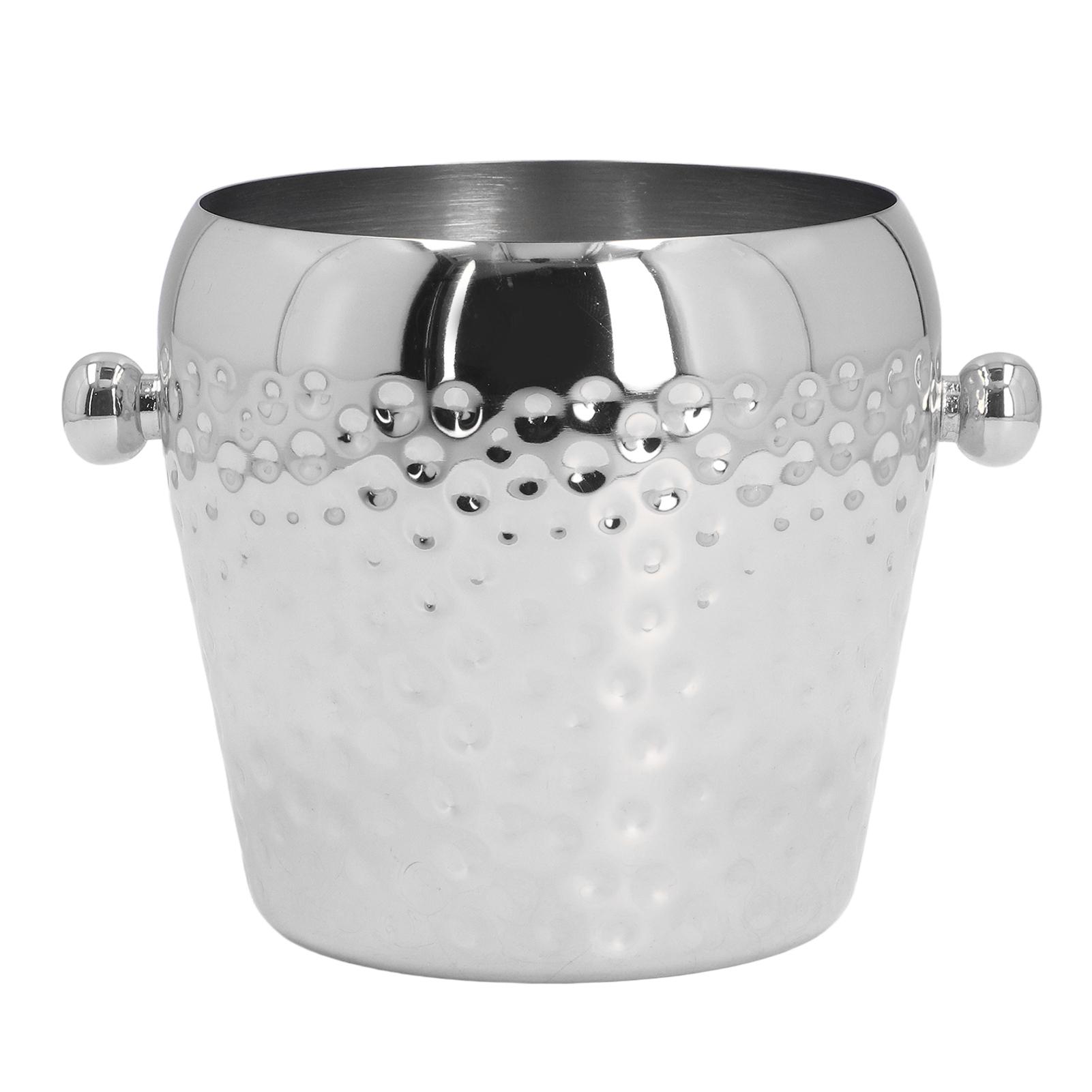 Bucket 1000ml Elegant   Stainless Steel Portable Widely Used Ice Bucket for Bar Party
